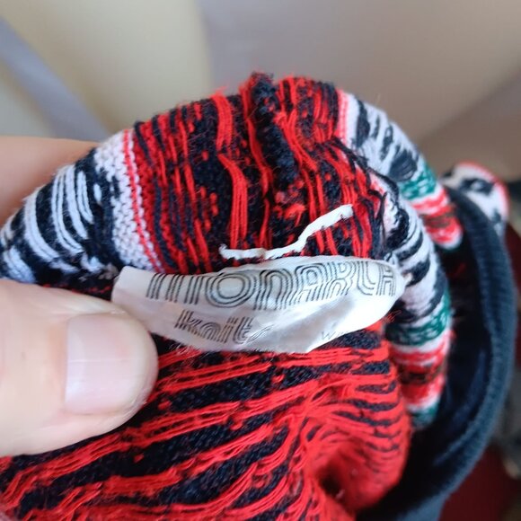 Women's Small Vintage Hooded Sweater by Monarch Knits 1970's Boho Cottage USA - Picture 3 of 7